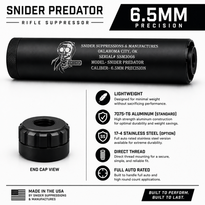 Snider Predator 6.5 Precision Suppressor